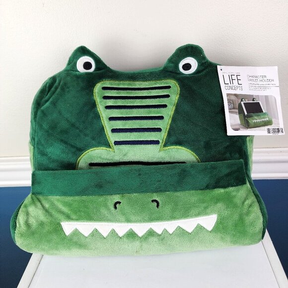 Other - Life Concepts Frog Tablet Book Holder Plush NWT